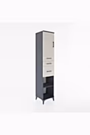 Hyperion Dolap 3 Raflı 3 Çekmeceli Tek Kapaklı 44x44x221 - S61M231V4B