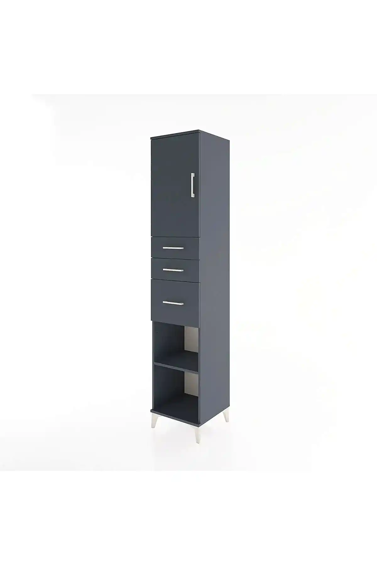 Hyperion Dolap 3 Raflı 3 Çekmeceli Tek Kapaklı 44x44x221 - S61M231V5B