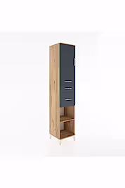 Hyperion Dolap 3 Raflı 3 Çekmeceli Tek Kapaklı 44x44x221 - S61M231V8B