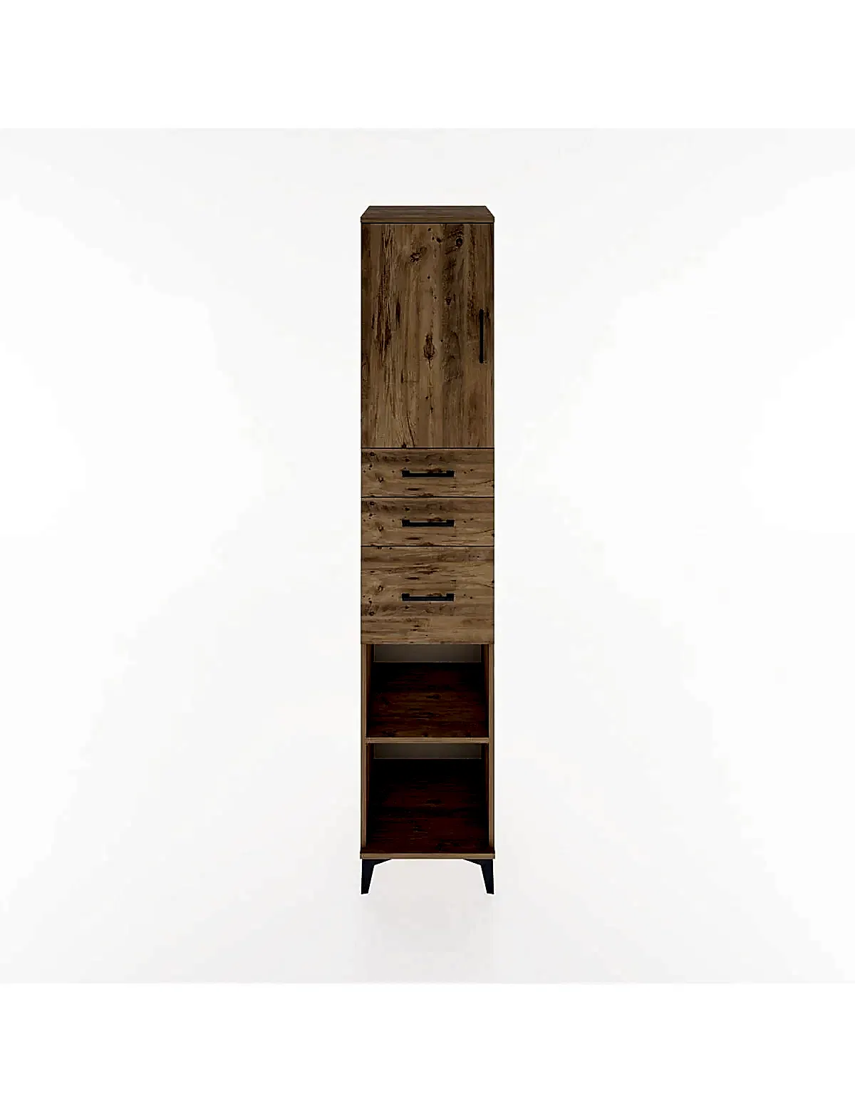 Hyperion Dolap 3 Raflı 3 Çekmeceli Tek Kapaklı 44x44x221 - S61M231V9B