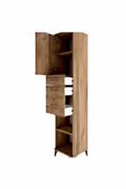 Hyperion Dolap 3 Raflı 3 Çekmeceli Tek Kapaklı 44x44x221 - S61M231V9B