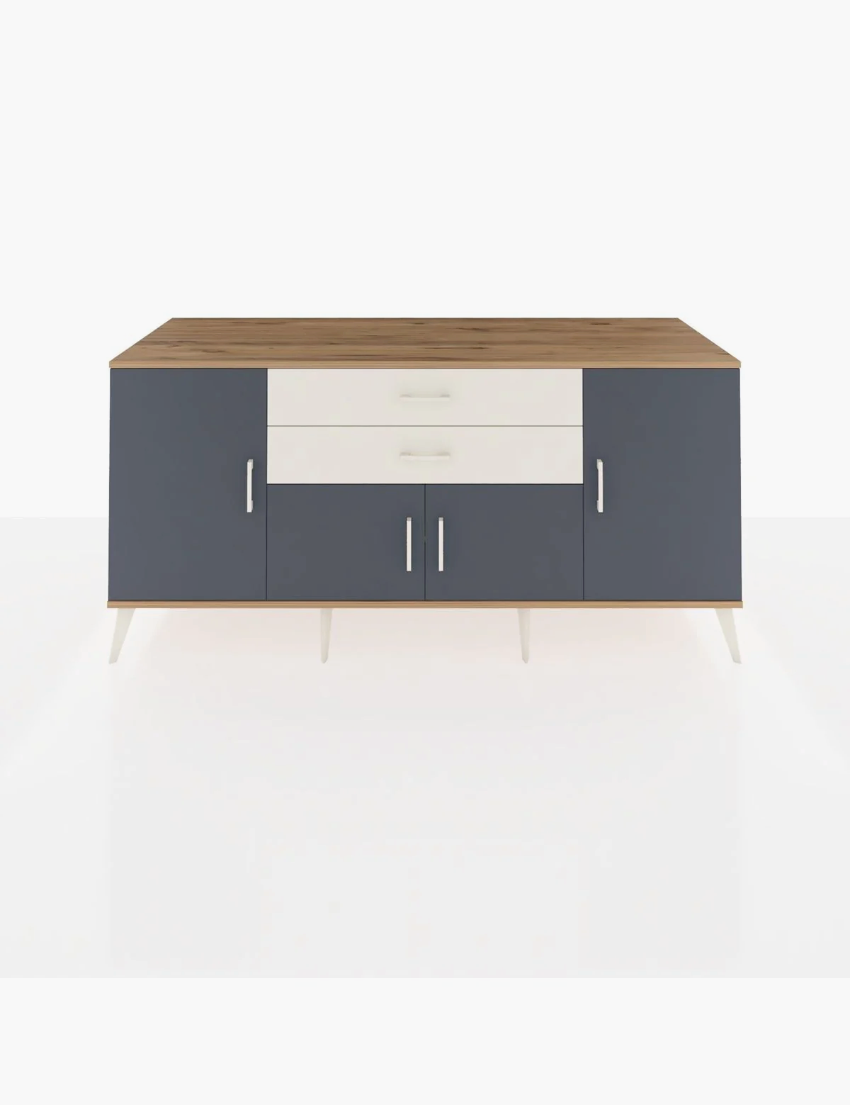 Kronos Konsol 3 Raflı 2 Çekmeceli 4 Kapaklı 176x59x83 - S610M002V25C