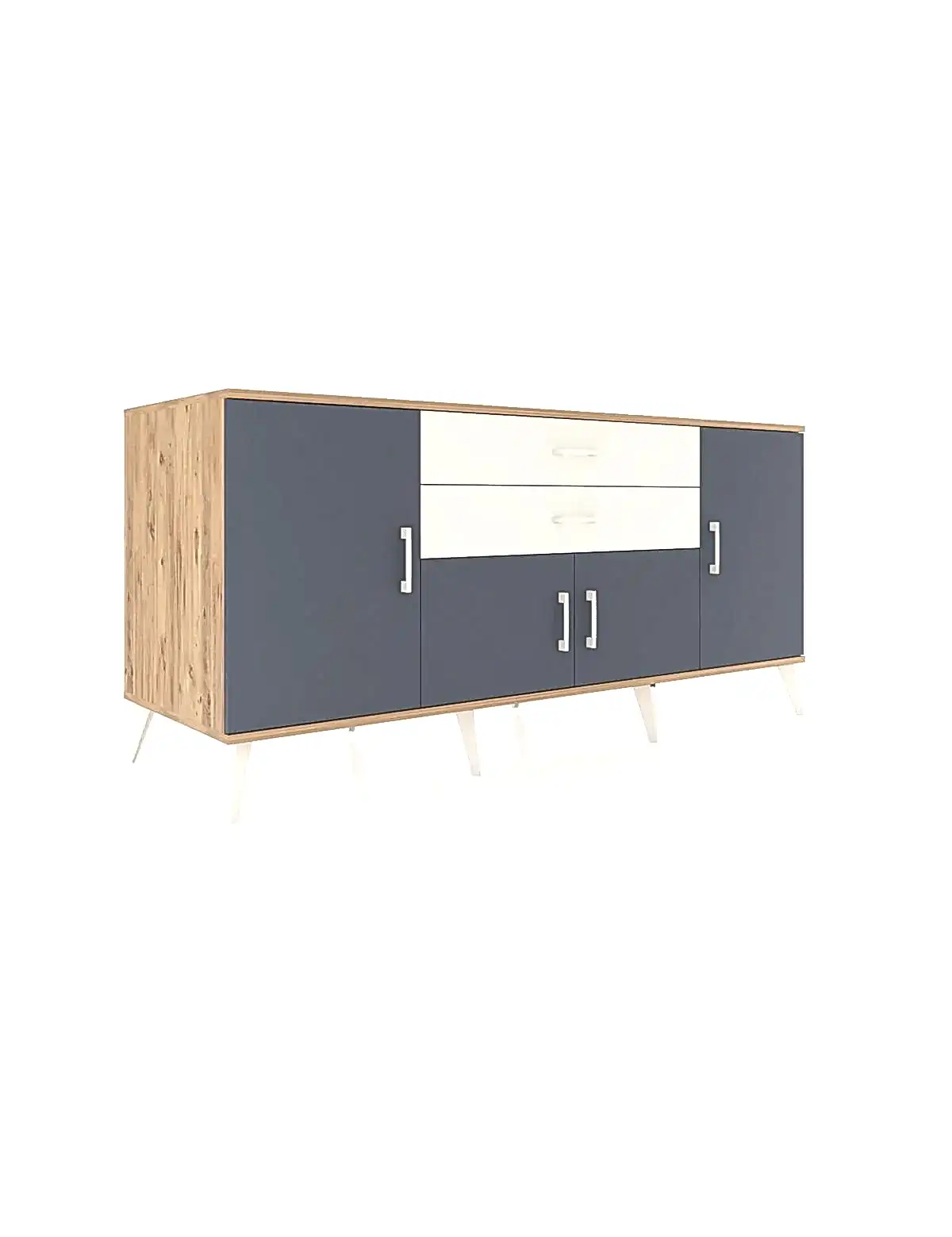 Kronos Konsol 3 Raflı 2 Çekmeceli 4 Kapaklı 176x59x83 - S610M002V25C