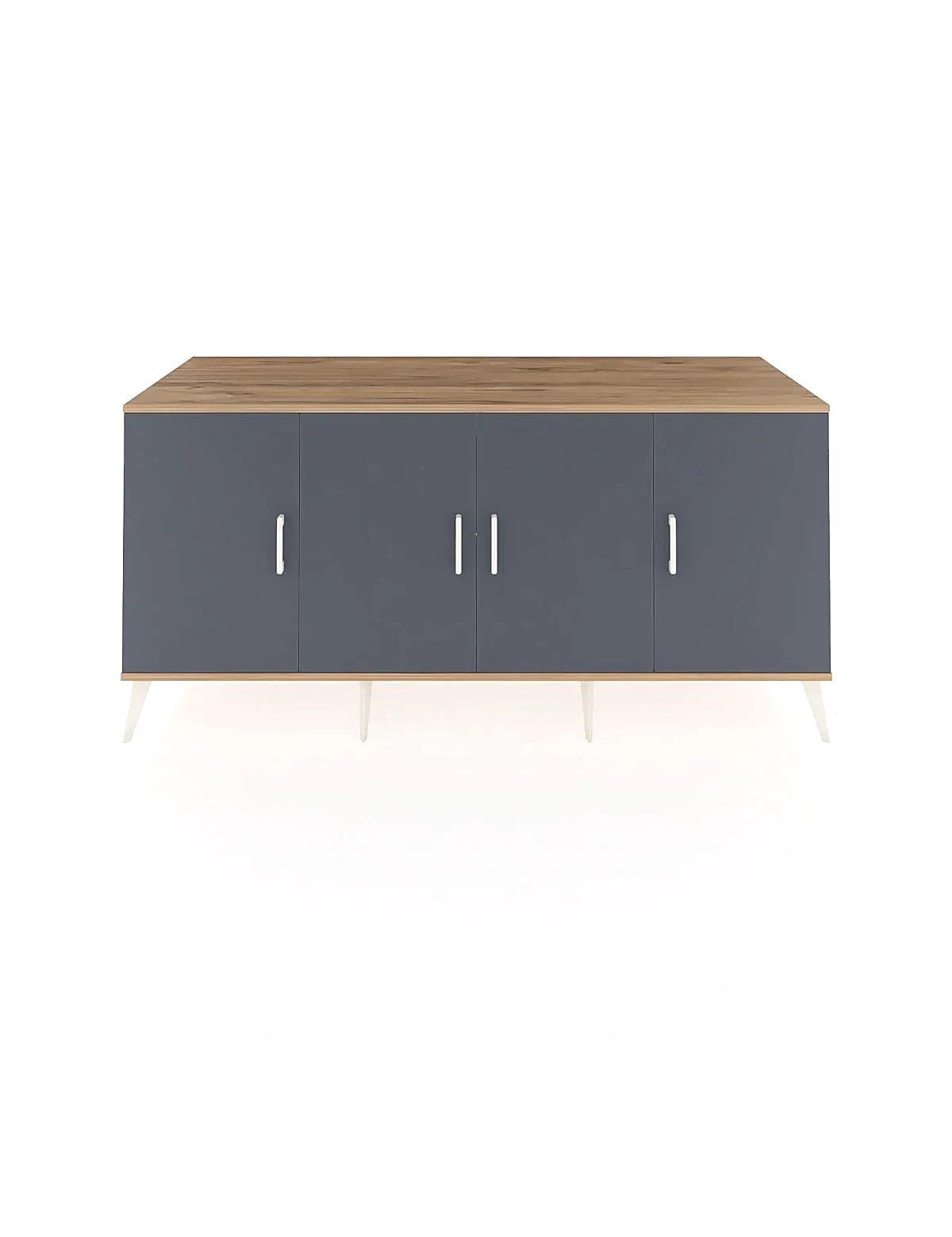 Kronos Konsol 3 Raflı 4 Kapaklı 176x59x83 - S610M011V25C