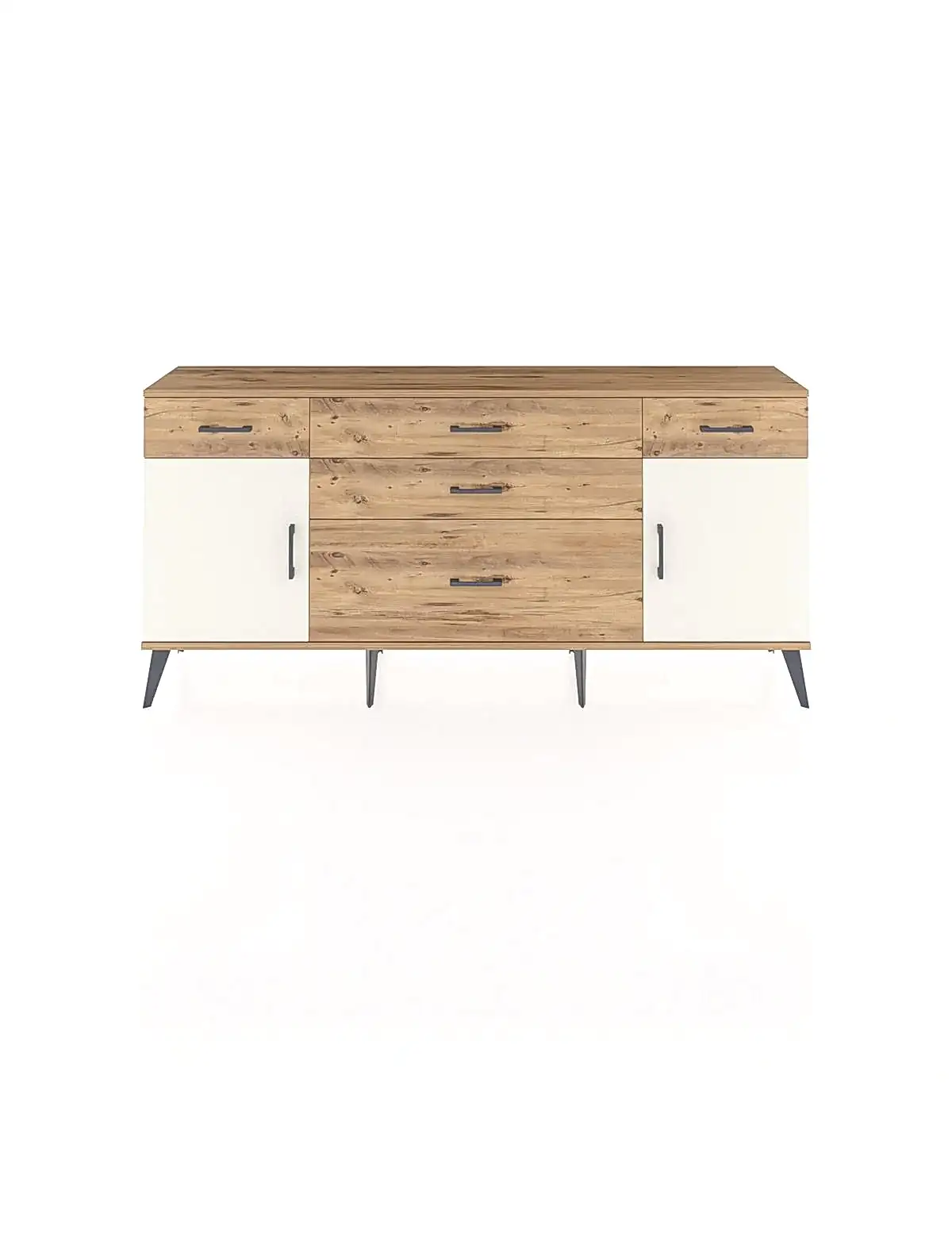 Arges Konsol 2 Raflı 5 Çekmeceli 2 Kapaklı 176x30x83 - S148M017V24A