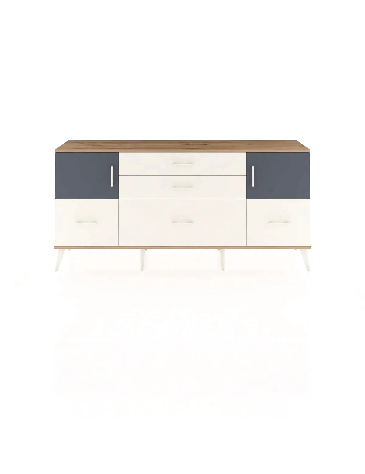 Arges Konsol 2 Raflı 5 Çekmeceli 2 Kapaklı 176x30x83 - S148M029V25A