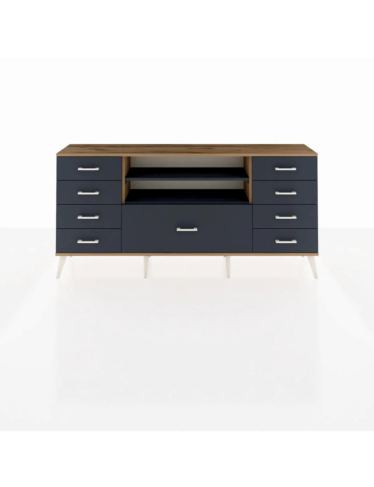 Arges Konsol 2 Raflı 9 Çekmeceli 176x30x83 - S148M039V26A