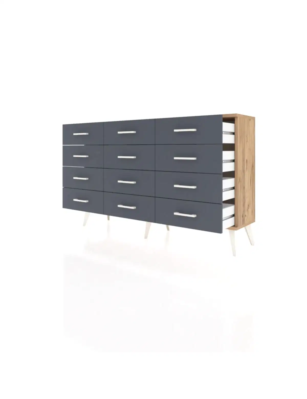 Arges Konsol 12 Çekmeceli 132x30x83 - S144M016V20A