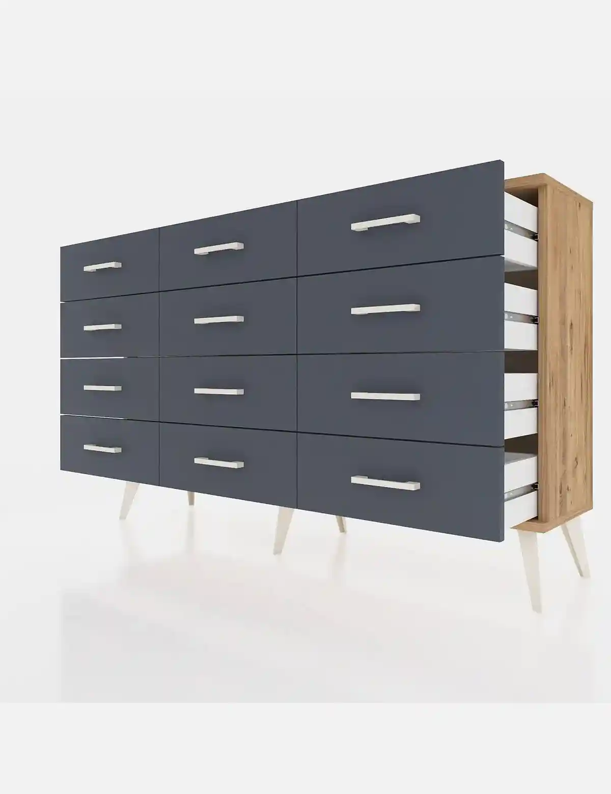 Arges Konsol 12 Çekmeceli 132x30x83 - S144M016V20A