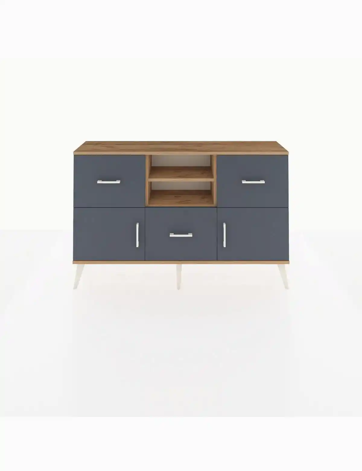 Arges Konsol 2 Raflı 3 Çekmeceli 2 Kapaklı 132x30x83 - S144M043V26A