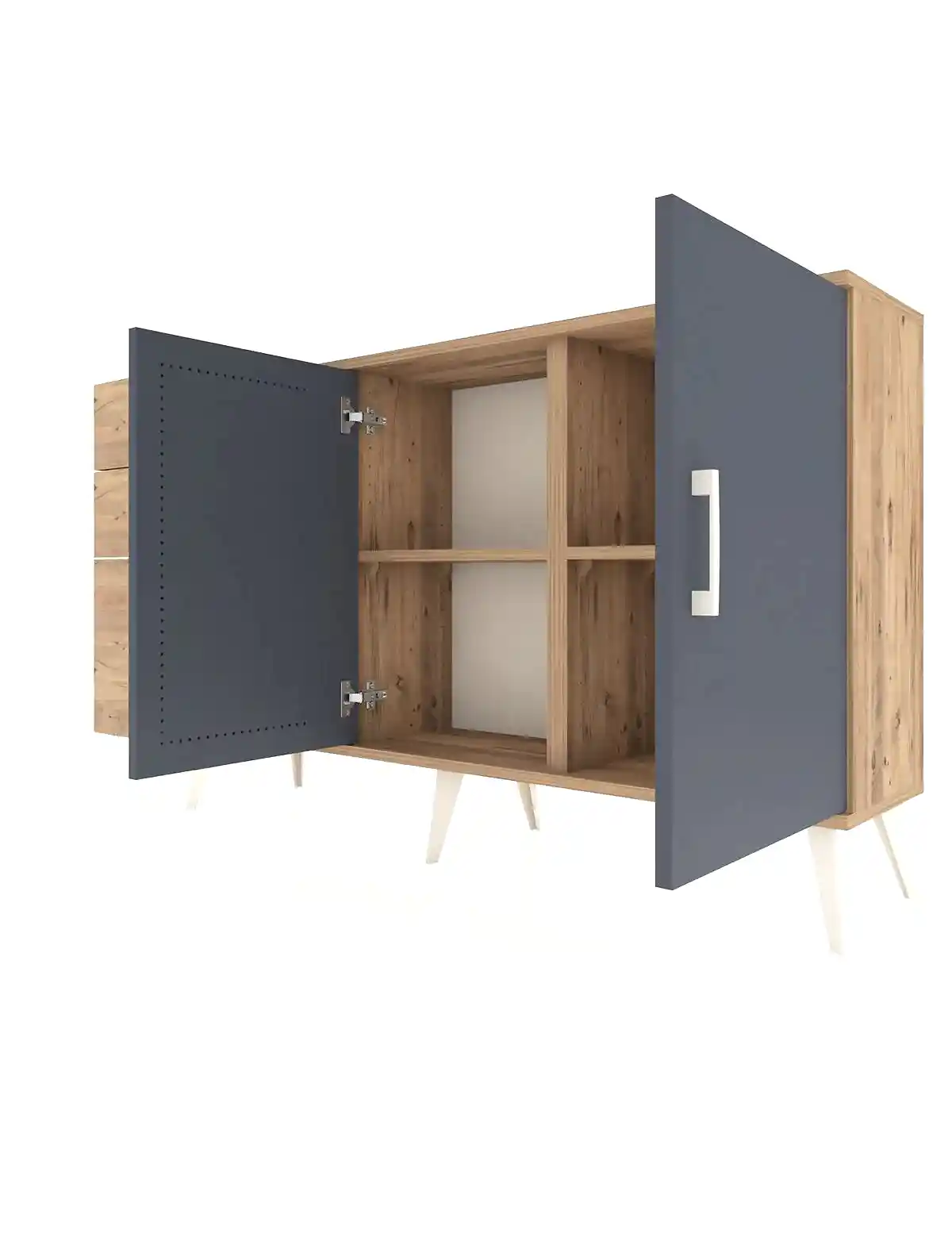 Arges Konsol 2 Raflı 3 Çekmeceli 2 Kapaklı 132x30x83 - S144M044V27A